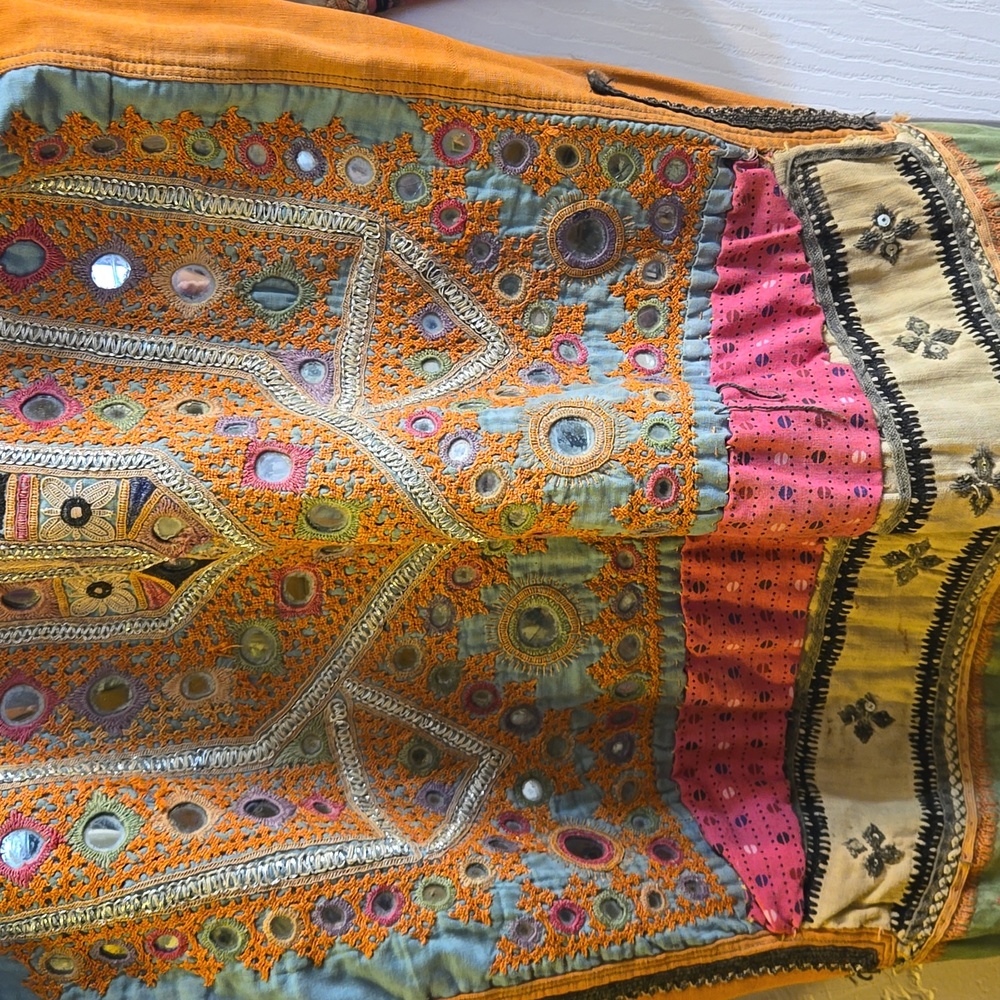 Vintage OOAK Indian Kurtl Gown Anarkali - Picture 4 of 11